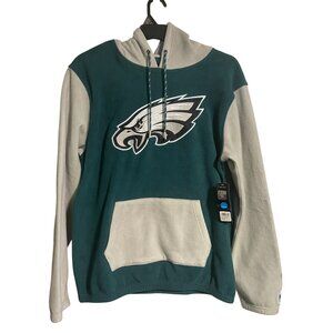 NFL Team Apparel Philadelphia Eagles Hoodie Fleece Pullover Mens M